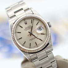 Load image into Gallery viewer, RolexDatejust ref. 16234 Silver Dial (Circle Minutes) - Oyster Bracelet
