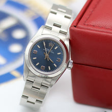 Charger l'image dans la galerie, Rolex Oyster Perpetual ref. 67180 - Blue 3-6-9 Dial - Oyster Bracelet - Full Set