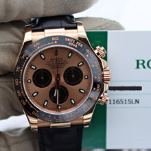 Load image into Gallery viewer, Rolex Daytona ref. 116515 Sundust Dial - Rubber-B strap - Full Set