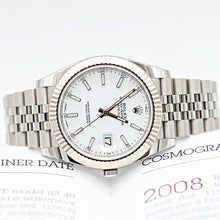 Cargar imagen en el visor de la galería, Rolex Datejust ref. 126334 White Dial Jubilee bracelet - Full Set