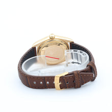 Załaduj obraz do przeglądarki galerii, Rolex Day-Date ref. 18038 Champagne Roman Dial - Leather strap