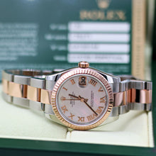 Bild in Galerie-Viewer laden, Rolex Datejust 31 ref. 178271 Silver Roman MOP Dial - Oyster - Full Set
