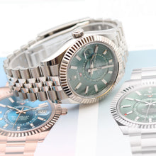 Załaduj obraz do przeglądarki galerii, Rolex Sky-Dweller ref. 336934 Green dial - Jubilee - Full Set