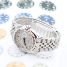 Charger l'image dans la galerie, Rolex Datejust ref. 116234 Silver Computer Diamonds Dial - Jubilee Bracelet