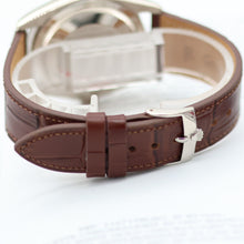 Load image into Gallery viewer, Rolex Day-Date ref. 118239 Silver Diamond Dial Leather Strap -Full set