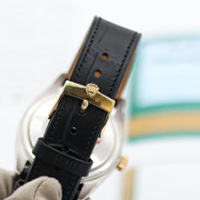 Load image into Gallery viewer, Rolex Datejust ref. 16013 Blue Roman Dial - Leather Strap - Full set
