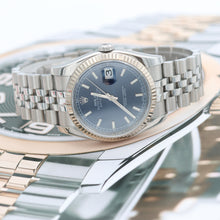Load image into Gallery viewer, Rolex Datejust ref. 116234 Blue Soleil Circle Hours Dial - Jubilee - Full Set