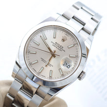 Cargar imagen en el visor de la galería, ON SALE: Rolex Datejust ref. 126300 Silver Dial Oyster bracelet - Full Set