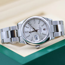 Załaduj obraz do przeglądarki galerii, Rolex Datejust 36 126200 Silver Dial Oyster bracelet