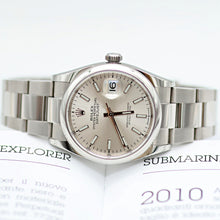 Załaduj obraz do przeglądarki galerii, Rolex Datejust 36 126200 Silver Dial Oyster bracelet