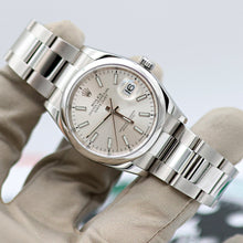 Załaduj obraz do przeglądarki galerii, Rolex Datejust 36 126200 Silver Dial Oyster bracelet
