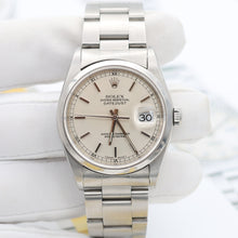 Charger l'image dans la galerie, Rolex Datejust ref. 16200 Silver Dial Oyster Bracelet