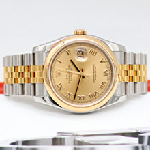 Load image into Gallery viewer, Rolex Datejust ref. 116203 Champagne Roman Dial Jubilee - Full Set