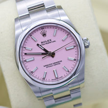 Załaduj obraz do przeglądarki galerii, Rolex Oyster Perpetual ref. 124200 - 34mm Pink Dial - Full set
