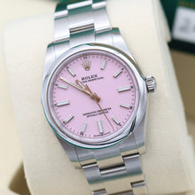 Załaduj obraz do przeglądarki galerii, Rolex Oyster Perpetual ref. 124200 - 34mm Pink Dial - Full set