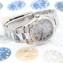 Load image into Gallery viewer, Rolex Datejust ref. 116234 Silver Roman Dial - Oyster Bracelet - Full Set