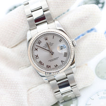 Load image into Gallery viewer, Rolex Datejust ref. 116234 Silver Roman Dial - Oyster Bracelet - Full Set