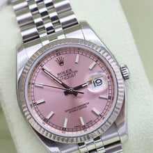 Bild in Galerie-Viewer laden, Rolex Datejust ref. 116234 Pink Dial - Jubilee