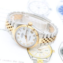 Load image into Gallery viewer, Rolex Datejust ref. 16013 -Steel/Gold - White Roman Dial