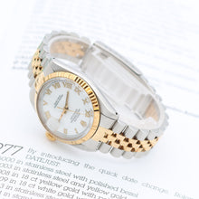 Load image into Gallery viewer, Rolex Datejust ref. 16013 -Steel/Gold - White Roman Dial