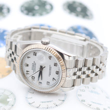 Load image into Gallery viewer, Rolex Datejust ref. 116234 White Arabic Dial - Jubilee - Full Set