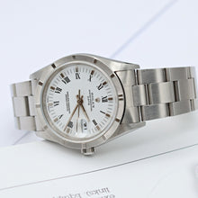 Bild in Galerie-Viewer laden, Rolex Date ref. 15210 White Roman Dial Oyster Bracelet - Full Set