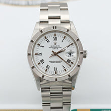 Bild in Galerie-Viewer laden, Rolex Date ref. 15210 White Roman Dial Oyster Bracelet - Full Set