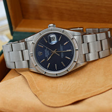 Load image into Gallery viewer, Rolex Oyster Perpetual Date ref. 15210 - Blue Dial - Full Set