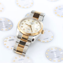Załaduj obraz do przeglądarki galerii, Rolex Datejust ref. 116233 Silver Diamonds Millennary Dial - Full Set