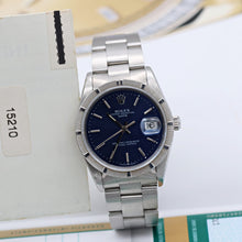 Load image into Gallery viewer, Rolex Oyster Perpetual Date ref. 15210 - Blue Dial - Full Set