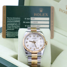 Bild in Galerie-Viewer laden, Rolex Datejust Ref. 116233 Silver Diamonds Millennary Dial - Vollständiger Satz