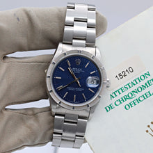 Load image into Gallery viewer, Rolex Oyster Perpetual Date ref. 15210 - Blue Dial - Full Set
