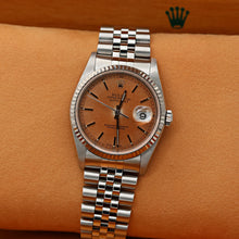 Bild in Galerie-Viewer laden, Rolex Datejust 36 ref. 16234 Salmon Circle Dial - Jubilee - Full Set