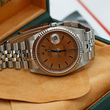 Bild in Galerie-Viewer laden, Rolex Datejust 36 ref. 16234 Salmon Circle Dial - Jubilee - Full Set