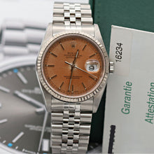 Bild in Galerie-Viewer laden, Rolex Datejust 36 ref. 16234 Salmon Circle Dial - Jubilee - Full Set