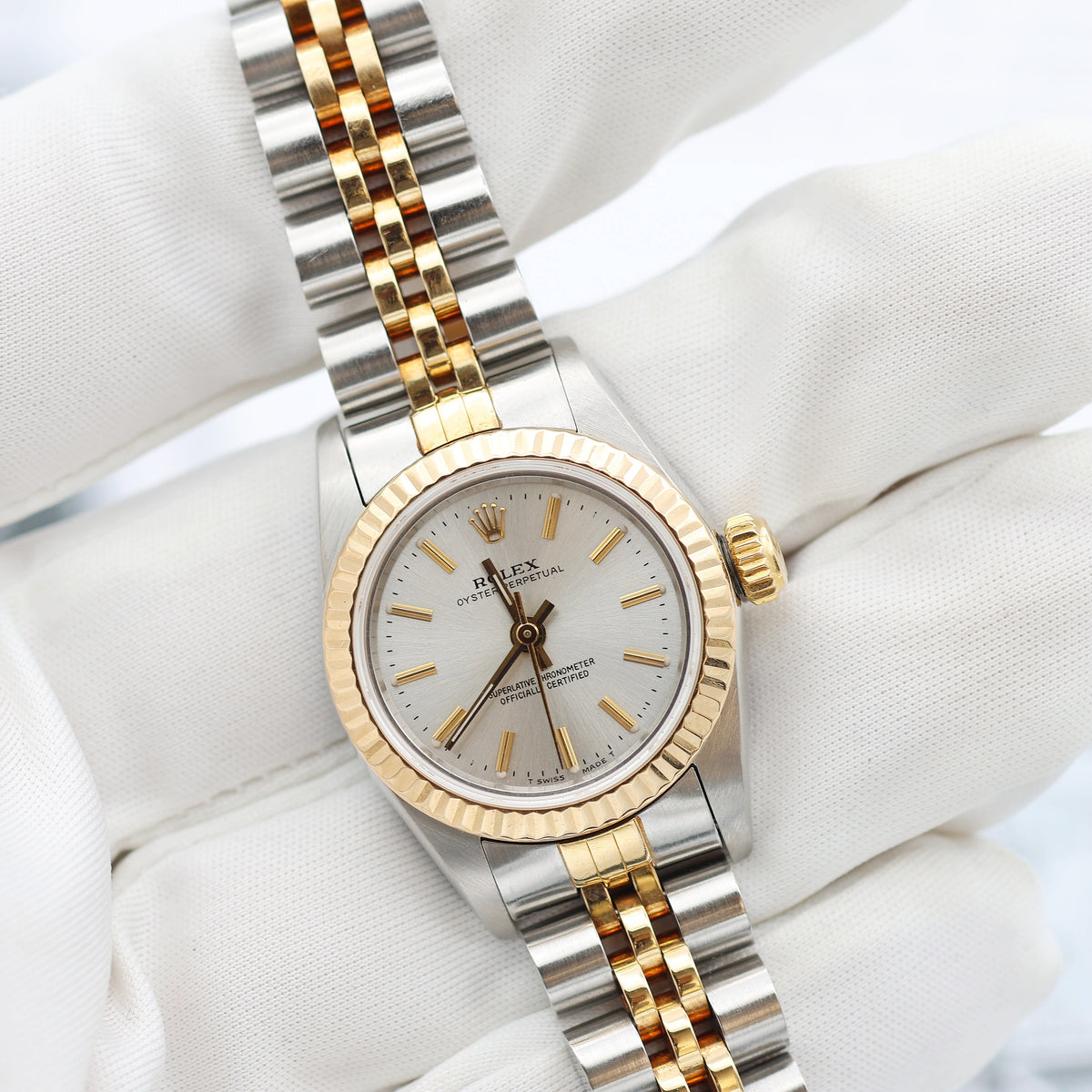 注目の Rolex Lady Rolex online Buy | 67193 ref. Perpetual Oyster 時計