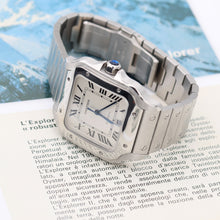 Cargar imagen en el visor de la galería, Cartier Santos Automatic Large Ref. WSSA0018