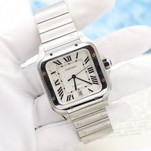 Cargar imagen en el visor de la galería, Cartier Santos Automatic Large Ref. WSSA0018