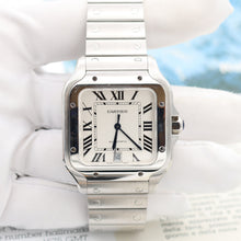 Cargar imagen en el visor de la galería, Cartier Santos Automatic Large Ref. WSSA0018