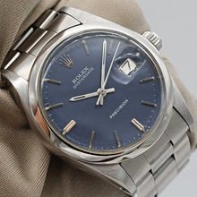 Cargar imagen en el visor de la galería, Rolex Oyster Precision Date ref. 6694 Blue Dial (III)- Oyster Bracelet