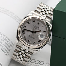 Load image into Gallery viewer, Rolex Datejust ref. 116234 Silver Roman Dial - Jubilee Bracelet