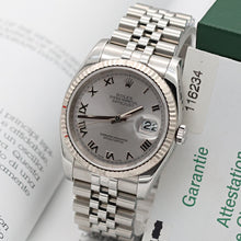 Load image into Gallery viewer, Rolex Datejust ref. 116234 Silver Roman Dial - Jubilee Bracelet