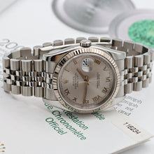 Load image into Gallery viewer, Rolex Datejust ref. 116234 Silver Roman Dial - Jubilee Bracelet