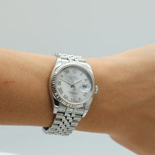 Load image into Gallery viewer, Rolex Datejust ref. 116234 Silver Roman Dial - Jubilee Bracelet