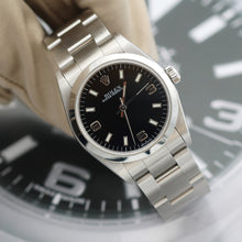 Load image into Gallery viewer, Rolex Oyster Perpetual Ref. 77080 - Black 3-6-9 dial - Full Set