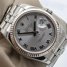 Load image into Gallery viewer, Rolex Datejust ref. 116234 Silver Roman Dial - Jubilee Bracelet