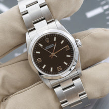 Load image into Gallery viewer, Rolex Oyster Perpetual Ref. 77080 - Black 3-6-9 dial - Full Set