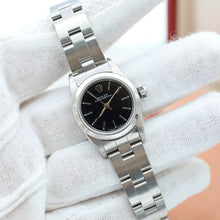 Charger l'image dans la galerie, Rolex Oyster Perpetual ref. 67180 - Black Matte Dial - Oyster Bracelet - Full Set