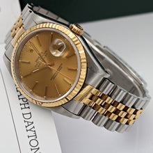 Carica l'immagine nel visualizzatore di Gallery, ON SALE: Rolex Datejust 36 ref. 16233 Champagne dial (V3) - Jubilee Bracelet - Full Set