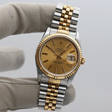 Carica l'immagine nel visualizzatore di Gallery, ON SALE: Rolex Datejust 36 ref. 16233 Champagne dial (V3) - Jubilee Bracelet - Full Set